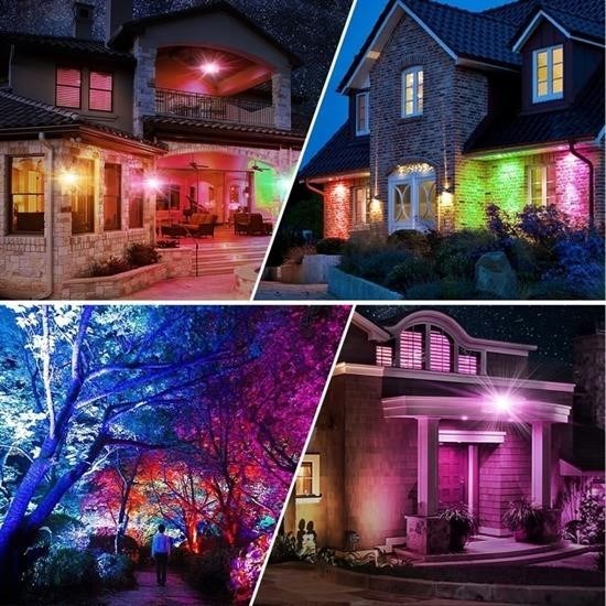 Robinanka® Kumandalı Led Işık Dış Cephe AydınlatmasıÇok Renkli RGBLed Panel Işık PartiLed Aydınlatma Robinanka® Kumandalı Led Işık Dış Cephe AydınlatmasıÇok Renkli RGBLed Panel Işık PartiLed Aydınlatma
