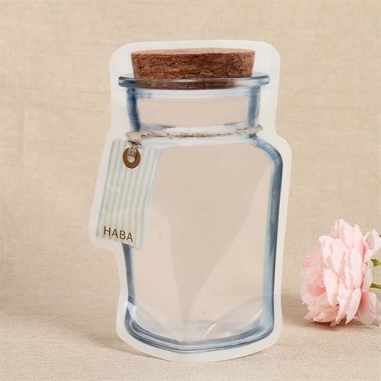 Robinanka® Kavanoz Görünümlü Kilitli Poşet Çıtçıtlı ve Pratik Torba 4 Adet Robinanka® Kavanoz Görünümlü Kilitli Poşet Çıtçıtlı ve Pratik Torba 4 Adet