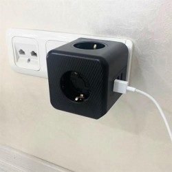 Robinanka Isıya Dayanıklı Termal Akım Korumalı ve Çocuk Korumalı 3 Priz Girişli 3 USB Girişli Küp Priz Robinanka Isıya Dayanıklı Termal Akım Korumalı ve Çocuk Korumalı 3 Priz Girişli 3 USB Girişli Küp Priz