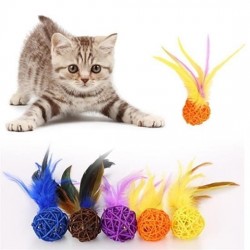 Robinanka 2li Rattan Renkli Peluş Tüy Kedi Köpek Oyuncak Yakalama Çiğneme Çıngıraklı Top Oyuncağı Robinanka 2li Rattan Renkli Peluş Tüy Kedi Köpek Oyuncak Yakalama Çiğneme Çıngıraklı Top Oyuncağı
