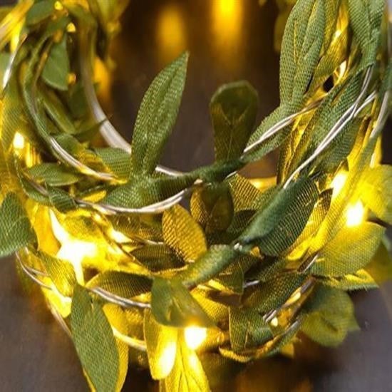 Robinanka® Yapraklı Dekorlu3 Metre Peri Led Pilli Işık Yılbaşı Aydınlatma Robinanka® Yapraklı Dekorlu3 Metre Peri Led Pilli Işık Yılbaşı Aydınlatma