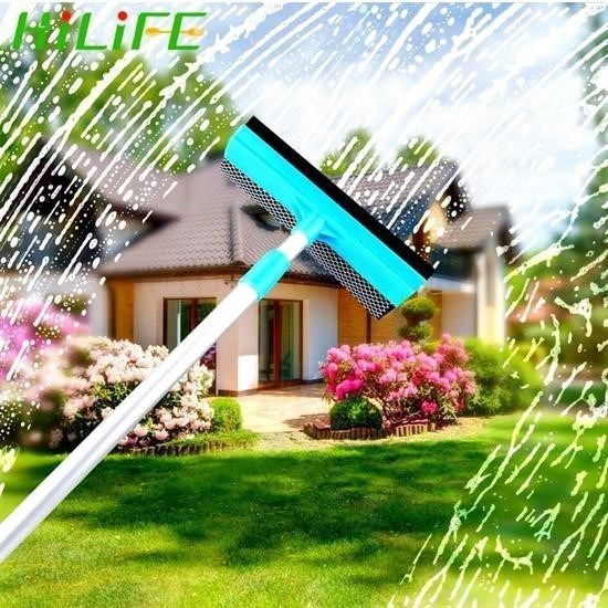 Robinanka® Pratik Teleskopik Sapli Süngerli Çekçekli Kolay Cam Silme Aleti Robinanka® Pratik Teleskopik Sapli Süngerli Çekçekli Kolay Cam Silme Aleti