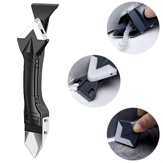 Robinanka®  3 ü 1 Arada Fayans Derz Silikon Kazıyıcı Sıyırıcı Ve Uygulayıcı Aparat