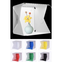 Robinanka Katlanır Işıklı Fotoğraf Stüdyosu 40x40 cm 6 Renk Fonlu Ürün Çekimi İçin Uygun Fotoğraf Çekim Kutusu Robinanka Katlanır Işıklı Fotoğraf Stüdyosu 40x40 cm 6 Renk Fonlu Ürün Çekimi İçin Uygun Fotoğraf Çekim Kutusu