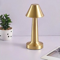 Robinanka Çatı Model Gold Renk Şarjlı Dokunmatik 3 Renkli LED Masa Lambası Robinanka Çatı Model Gold Renk Şarjlı Dokunmatik 3 Renkli LED Masa Lambası