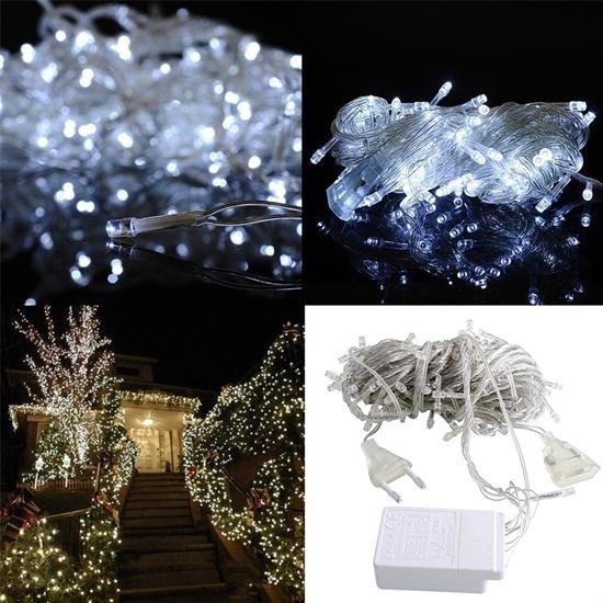 Robinanka® 100 Ledli 8 Fonksiyonlu 10 Metre Led Aydınlatma Dekor Lambası (beyaz) Robinanka® 100 Ledli 8 Fonksiyonlu 10 Metre Led Aydınlatma Dekor Lambası (beyaz)