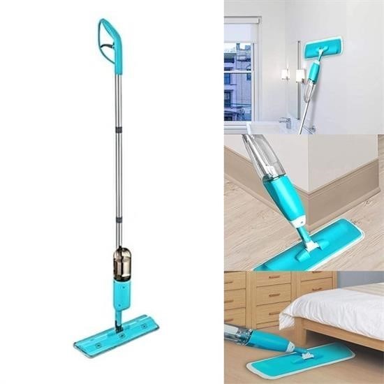 Robinanka® Döner Başlıklı Spreyli Mop Parke Ahşap Fayans Temizleyici Su Hazneli Sihirli Paspas Robinanka® Döner Başlıklı Spreyli Mop Parke Ahşap Fayans Temizleyici Su Hazneli Sihirli Paspas