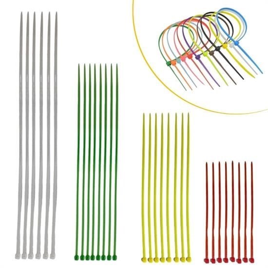 Robinanka® 30 Parça Plastik Kablo Kelepçe Seti Kablo Düzenleyici Bağlama Bantları Robinanka® 30 Parça Plastik Kablo Kelepçe Seti Kablo Düzenleyici Bağlama Bantları