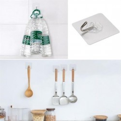 Robinanka Süper Güçlü Yapışkanlı Suya Dayanıklı Şeffaf Askı 5li Set Yeniden Kullanılabilir Kancalar Robinanka Süper Güçlü Yapışkanlı Suya Dayanıklı Şeffaf Askı 5li Set Yeniden Kullanılabilir Kancalar