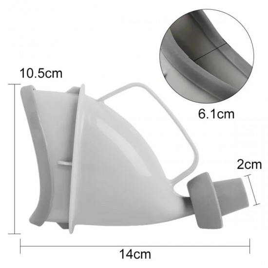 Robinanka® Unisex Taşınabilir Hijjenik Seyahat Tuvalet Aparatı Seyahat Tuvalet Hunisi Robinanka® Unisex Taşınabilir Hijjenik Seyahat Tuvalet Aparatı Seyahat Tuvalet Hunisi