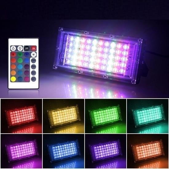 Robinanka® Kumandalı Led Işık Dış Cephe AydınlatmasıÇok Renkli RGBLed Panel Işık PartiLed Aydınlatma Robinanka® Kumandalı Led Işık Dış Cephe AydınlatmasıÇok Renkli RGBLed Panel Işık PartiLed Aydınlatma