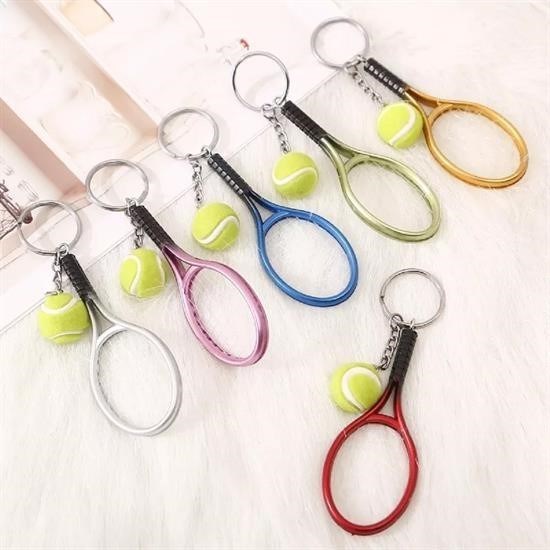 Robinanka® Gerçekçi Tenis Raketi Tasarımlı Şık Anahtarlık Kolye Çanta Süsü Tennis Keychain Robinanka® Gerçekçi Tenis Raketi Tasarımlı Şık Anahtarlık Kolye Çanta Süsü Tennis Keychain