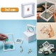 Robinanka® 7x7 cm Standlı 3D Takı Ziynet Hatıra Koleksiyon Saklama Kutusu Şeffaf Film Çerçevesi Robinanka® 7x7 cm Standlı 3D Takı Ziynet Hatıra Koleksiyon Saklama Kutusu Şeffaf Film Çerçevesi