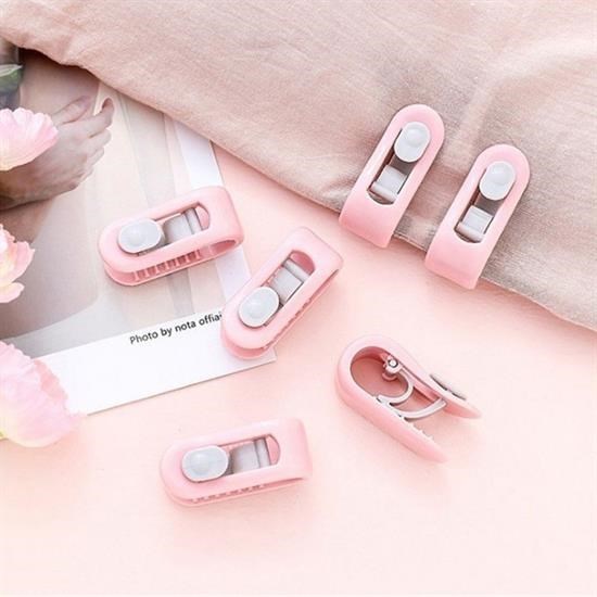 Robinanka® 4 Adet İğnesiz Yorgan Çarşaf Ve Perde Tutucu Sabitleyici Kaydırmaz Örtü Düzenleyici Klips Robinanka® 4 Adet İğnesiz Yorgan Çarşaf Ve Perde Tutucu Sabitleyici Kaydırmaz Örtü Düzenleyici Klips