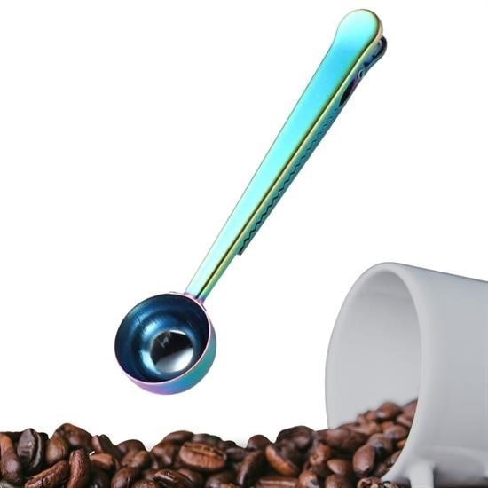 Robinanka® Mandallı Kahve Ölçü Kaşığı Renkli Çok Fonksiyonlu Paslanmaz Çelik Kaşık Robinanka® Mandallı Kahve Ölçü Kaşığı Renkli Çok Fonksiyonlu Paslanmaz Çelik Kaşık