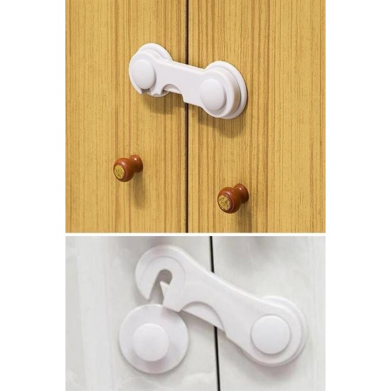 Robinanka® Bebek Çocuk Güvenliği Çekmece ve Dolap İçin Kendiliğinde Yapışkanlı Vidasız Kapak Kilidi Robinanka® Bebek Çocuk Güvenliği Çekmece ve Dolap İçin Kendiliğinde Yapışkanlı Vidasız Kapak Kilidi