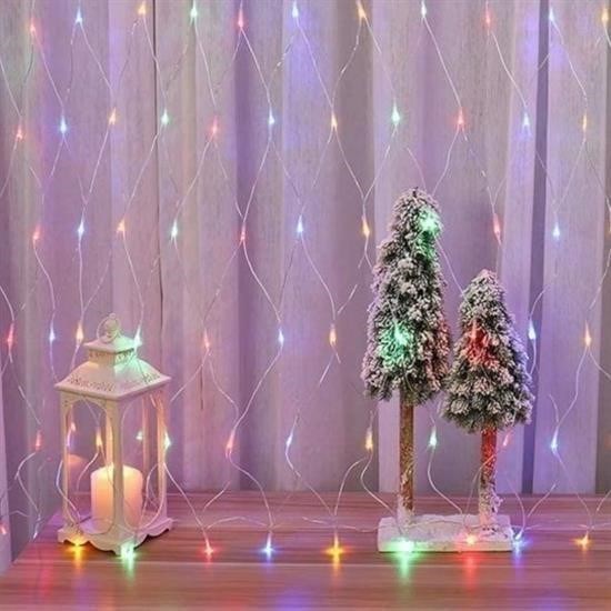 Robinanka 1x2 Metre Dekoratif File Ağ Perde 192 LED 8 Animasyonlu Farklı Işık Modu RGB Fişli Robinanka 1x2 Metre Dekoratif File Ağ Perde 192 LED 8 Animasyonlu Farklı Işık Modu RGB Fişli