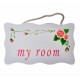 Robinanka® Decotown My Room Benim Odam Dekoratif Çiçek Desenli Kapı Askısı Robinanka® Decotown My Room Benim Odam Dekoratif Çiçek Desenli Kapı Askısı
