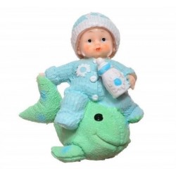 Robinanka Decotown Hediyelik Sevimli Mavi Bebek Biblo Polyester Süs Eşyası Robinanka Decotown Hediyelik Sevimli Mavi Bebek Biblo Polyester Süs Eşyası