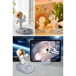 Robinanka Mini Astronot Model Telefon ve Tablet Tutucu Standı Robinanka Mini Astronot Model Telefon ve Tablet Tutucu Standı