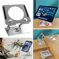 Robinanka 360 Derece Dönebilen Yükseltilmiş Masaüstü Ayarlanabilir  Metal Tablet Standı Robinanka 360 Derece Dönebilen Yükseltilmiş Masaüstü Ayarlanabilir  Metal Tablet Standı