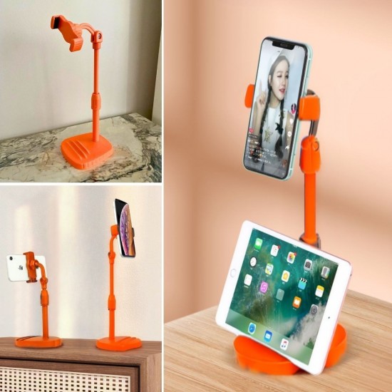 Robinanka® Masa Üstü Tablet ve Telefon Tutucu Plastik Aparat Turuncu Telefon Standı Robinanka® Masa Üstü Tablet ve Telefon Tutucu Plastik Aparat Turuncu Telefon Standı