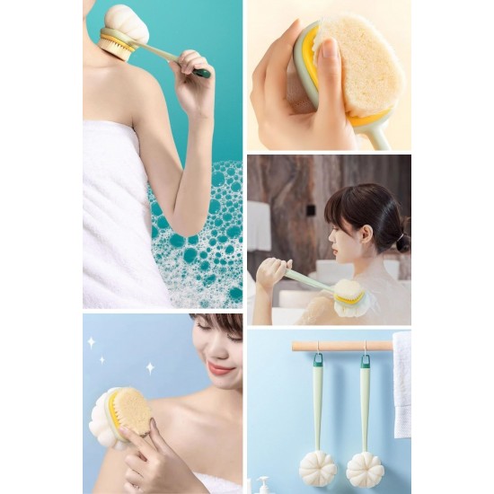 Robinanka® 2'si 1 Arada Çift Taraflı Uzun Saplı Fırçalı Banyo Vücut Sırt Fırçası Banyo Lifi Robinanka® 2'si 1 Arada Çift Taraflı Uzun Saplı Fırçalı Banyo Vücut Sırt Fırçası Banyo Lifi