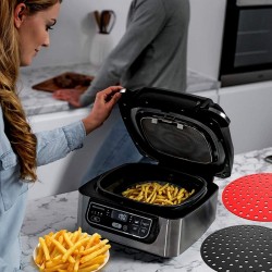 Robinanka Siyah Isıya Dayanıklı Yıkanılabilir Silikon Fırın Ve Airfryer Yuvarlak Model Pişirme Matı 23 Cm  Robinanka Siyah Isıya Dayanıklı Yıkanılabilir Silikon Fırın Ve Airfryer Yuvarlak Model Pişirme Matı 23 Cm