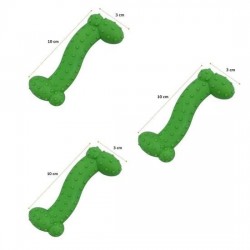 Robinanka Tiny Kemik Oyuncağı Tırtıklı Yüzey Küçük Kemik Plastik Köpek Oyuncağı  Robinanka Tiny Kemik Oyuncağı Tırtıklı Yüzey Küçük Kemik Plastik Köpek Oyuncağı