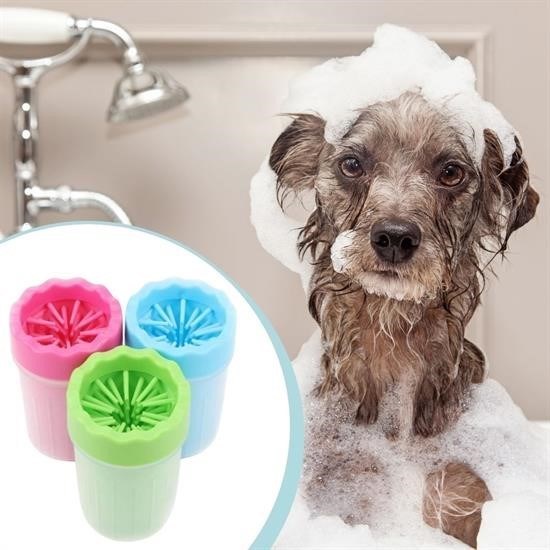 Robinanka® Silikon Jel Fırçalı Kedi Köpek Pati Ayak Temizleme Kovası Büyük Robinanka® Silikon Jel Fırçalı Kedi Köpek Pati Ayak Temizleme Kovası Büyük