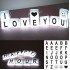 Robinanka 10lu Lightbox Işıklı Harf Mesaj Panosu Dekoratif  Harf Işık Zinciri