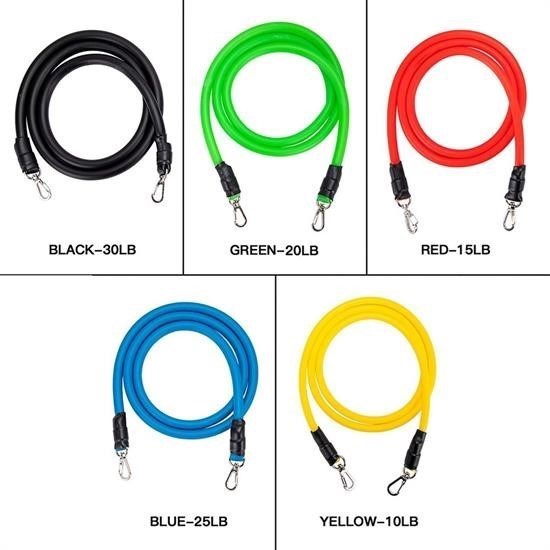 Robinanka® 11 Parça Lateks Egzersiz Bandı Çekme Halatı Egzersiz Seti Robinanka® 11 Parça Lateks Egzersiz Bandı Çekme Halatı Egzersiz Seti
