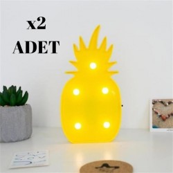 Robinanka Ananas Şeklinde Ledli Dekoratif Eğlenceli Çocuk Gece Lambası Robinanka Ananas Şeklinde Ledli Dekoratif Eğlenceli Çocuk Gece Lambası