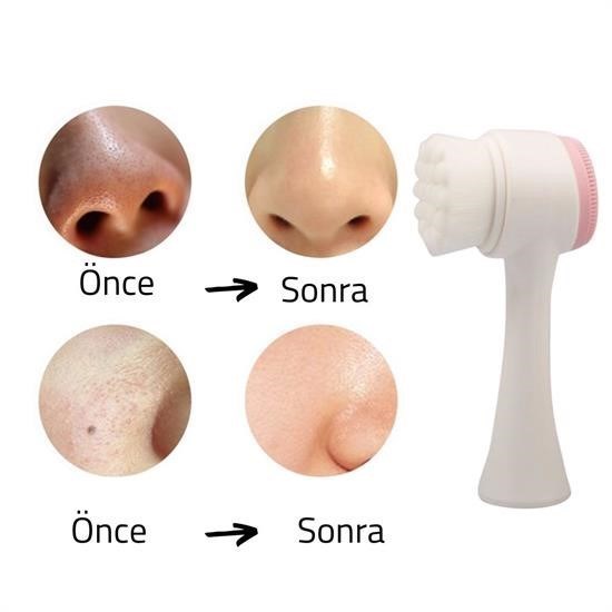 Robinanka® 2li Set Çift Taraflı Cilt Temizleme Fırçası ve Yeşim Taşı Çift Taraflı Cilt Masaj Aleti Robinanka® 2li Set Çift Taraflı Cilt Temizleme Fırçası ve Yeşim Taşı Çift Taraflı Cilt Masaj Aleti