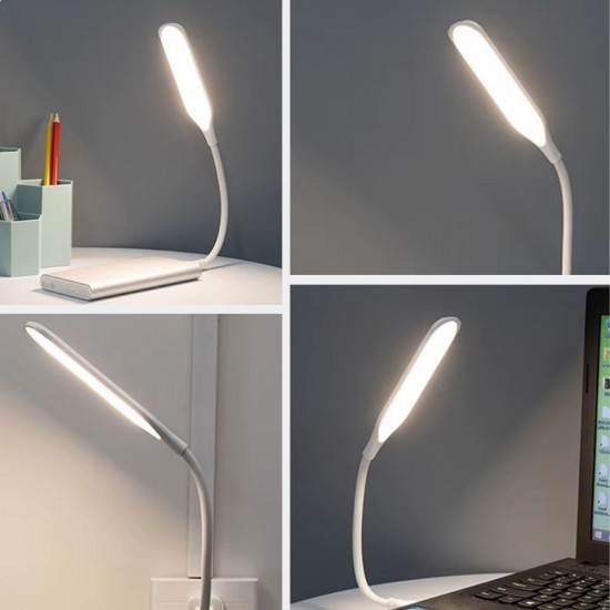 Robinanka USB Girişli 14 Ledli 3 Kademeli Dokunmatik Masa/Kitap Okuma Lambası Ledi Beyaz