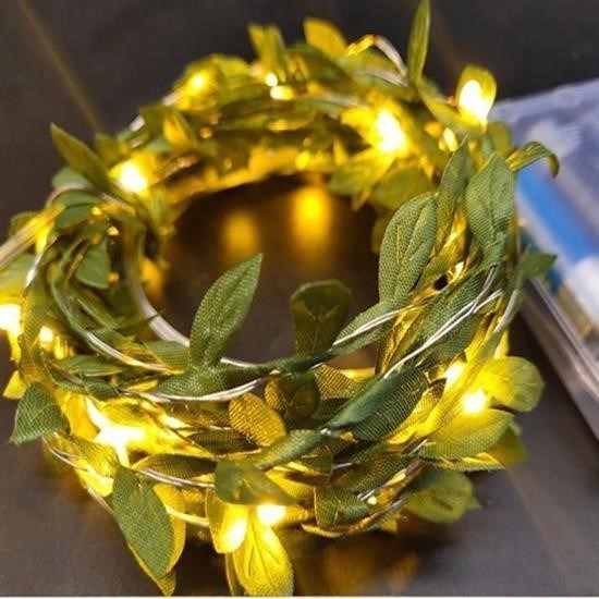 Robinanka® Yapraklı Dekorlu3 Metre Peri Led Pilli Işık Yılbaşı Aydınlatma Robinanka® Yapraklı Dekorlu3 Metre Peri Led Pilli Işık Yılbaşı Aydınlatma