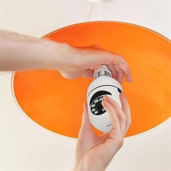 Robinanka® WiFi 360 Panoramik Ampul Kamera Gece Görüş Ses Akıllı Hareket Algılayıcı Robinanka® WiFi 360 Panoramik Ampul Kamera Gece Görüş Ses Akıllı Hareket Algılayıcı