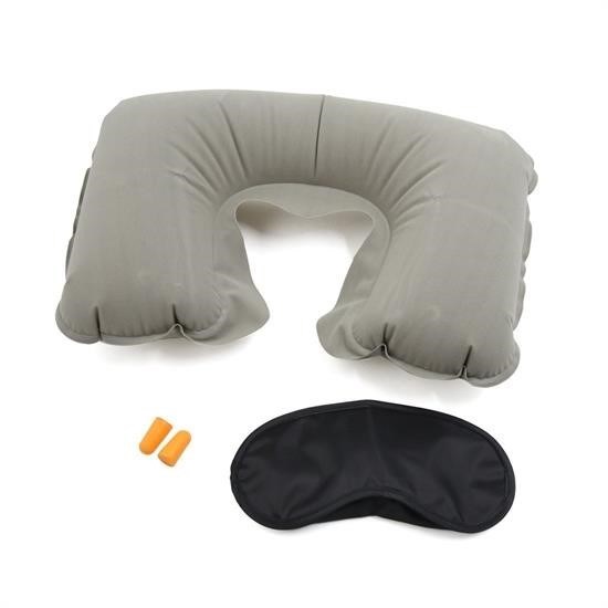 Robinanka® Üçlü Seyahat Seti Şişme Yastık Göz Bandı Kulak Tıkacı Robinanka® Üçlü Seyahat Seti Şişme Yastık Göz Bandı Kulak Tıkacı