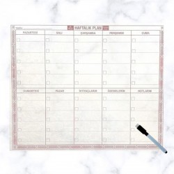 Robinanka Şeffaf Kendiliğinden Yapışkanlı Kalemli Haftalık Planlayıcı 40cm-50cm Robinanka Şeffaf Kendiliğinden Yapışkanlı Kalemli Haftalık Planlayıcı 40cm-50cm