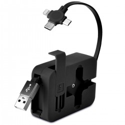 Robinanka Cep Tipi Telefon Tutuculu Makaralı Uzayıp Kısalabilen 3'ü 1 Arada USB Şarj Kablosu Robinanka Cep Tipi Telefon Tutuculu Makaralı Uzayıp Kısalabilen 3'ü 1 Arada USB Şarj Kablosu