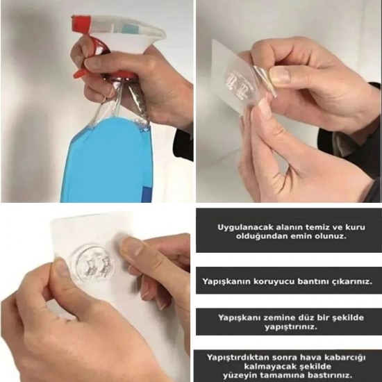 Robinanka® Kendiliğinden Yapışkanlı Dekoratif Tekli Sabunluk Siyah Robinanka® Kendiliğinden Yapışkanlı Dekoratif Tekli Sabunluk Siyah