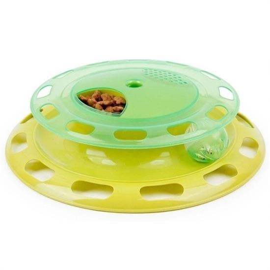 Robinanka Döner Tablalı Kedi Yemek Yeme Kabı Eğlenceli Kedi Yemek Tabağı Robinanka Döner Tablalı Kedi Yemek Yeme Kabı Eğlenceli Kedi Yemek Tabağı