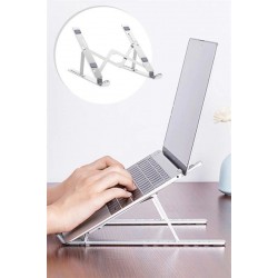 Robinanka Ayarlanabilir Dizüstü Destek Tabanı Tamamen Katlanabilir Taşınabilir Laptop Yükseltici Robinanka Ayarlanabilir Dizüstü Destek Tabanı Tamamen Katlanabilir Taşınabilir Laptop Yükseltici