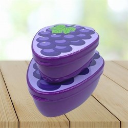 Robinanka 2'li İç İçe Geçebilen Üzüm Model Saklama ve Beslenme Kabı Seti (550 ml + 250 ml) Robinanka 2'li İç İçe Geçebilen Üzüm Model Saklama ve Beslenme Kabı Seti (550 ml + 250 ml)