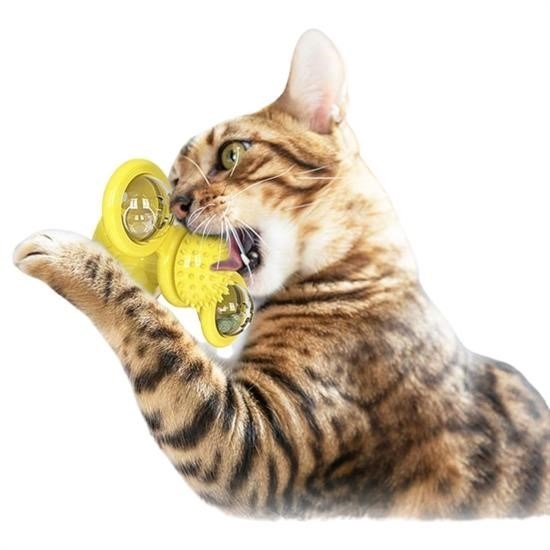 Robinanka Pet Malzemeleri Vantuzlu Fırıldak Toplu Dönen Şeffaf Depo Tasarım İnteraktif Kedi Oyuncağı Robinanka Pet Malzemeleri Vantuzlu Fırıldak Toplu Dönen Şeffaf Depo Tasarım İnteraktif Kedi Oyuncağı