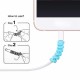 Robinanka® 4lü Apple, Android Şaj Kablosu Koruyucu Silikon Spiral Yay Aparat Robinanka® 4lü Apple, Android Şaj Kablosu Koruyucu Silikon Spiral Yay Aparat