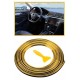 Robinanka Gold Araba Oto Trim Dekorasyon Şeridi Kauçuk Elastik Kolay Kurulum 5 metre Şerit Bant Robinanka Gold Araba Oto Trim Dekorasyon Şeridi Kauçuk Elastik Kolay Kurulum 5 metre Şerit Bant