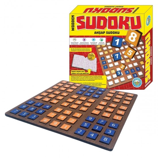 Robinanka® 9 Bölümlü Ahşap Sudoku Eğitici Oyun Seti Robinanka® 9 Bölümlü Ahşap Sudoku Eğitici Oyun Seti