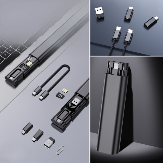 Robinanka® Cep Tipi 60W Bas Aç Type-C,İphone Şarj,Micro USB Hızlı Şarj Data Kablo Seti Robinanka® Cep Tipi 60W Bas Aç Type-C,İphone Şarj,Micro USB Hızlı Şarj Data Kablo Seti