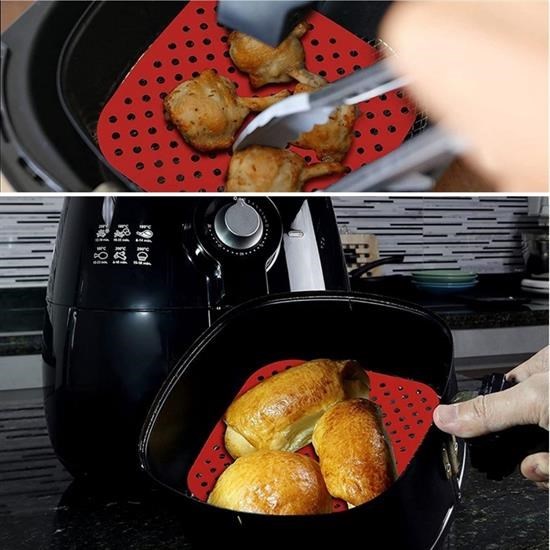 Robinanka® Renkli Isıya Dayanıklı Yıkanılabilir Silikon Fırın Ve Airfryer Kare Pişirme Matı 21,5 Cm Robinanka® Renkli Isıya Dayanıklı Yıkanılabilir Silikon Fırın Ve Airfryer Kare Pişirme Matı 21,5 Cm